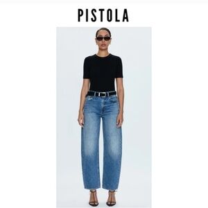 Pistola WES HIGH RISE BARREL JEAN size 26 like new color SPECTACLE